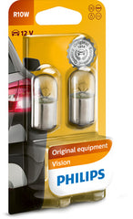 SET 2 BECURI AUXILIARE R10W 12V (blister) VISION PHILIPS