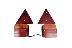 KIT MAGNETIC LAMPI REMORCA CU CABLU LUNG DE 7M. CABLU INTRE LAMP JBM