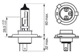 BEC H4 12V 55W / 60W PURE LIGHT (blister 1buc) BOSCH