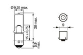 BEC 12V H6W 6W PURE LIGHT SET 10 BUC BOSCH