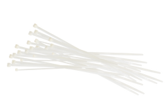 COLIERE NYLON ALBE 2.5*200 MM SET 100 BUC