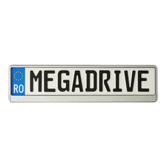 SUPORT NUMAR INMATRICULARE MEGA DRIVE CHROME 1 BUC