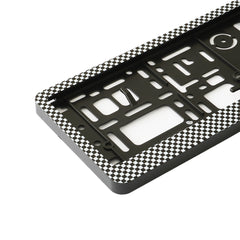 SUPORT NUMAR INMATRICULARE MEGA DRIVE CARBON SET 2 BUC