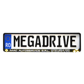 SUPORT NUMAR INMATRICULARE MEGA DRIVE PERSONALIZAT UV PRINT 1 BUC