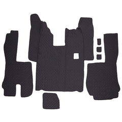 SET COVORASE PIELE ECOLOGICA TRUCK UMBRELLA PENTRU SCANIA SERIA R 380-420 2005-2016. MANUALA. ROSU