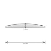 ORNAMENT AUTO 3D. LITERA S. 26 MM. CROMAT
