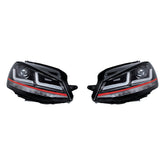 SET 2 FARURI LED PENTRU VW GOLF VII (2012-2016) ROSU LEDriving XENON / POZITIE HALOGEN LEDHL104-GTI OSRAM