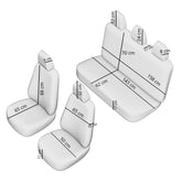 SET HUSE SCAUN RACING NEGRU