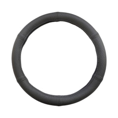 HUSA VOLAN PIELE NATURALA PERFORATA NEGRU 35-37 CM
