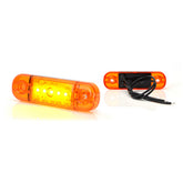 LAMPA GABARIT LED 711 W97.2, 12V-24V, POZITIE PORTOCALIU WAS