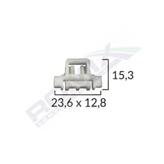 CLIPS FIXARE ELEMENTE EXTERIOARE PENTRU MERCEDES - ALB SET 10 BUC