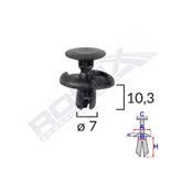CLIPS FIXARE PENTRU TOYOTA/SUZUKI 7X10.3MM - NEGRU SET 10 BUC