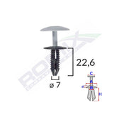 CLIPS FIXARE PENTRU FORD - NEGRU SET 10 BUC