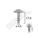 CLIPS CAPAC MOTOR PENTRU BMW/AUDI 4.8X14.8MM - NEGRU SET 10 BUC