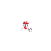 CLIPS TAPITERIE PENTRU OPEL - ROSU SET 10 BUC