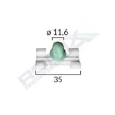 ELEMENT FIXARE BANDOURI LATERALE PENTRU BMW 3 E46 SET 10 BUC