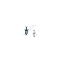 CLIPS FIXARE PENTRU TOYOTA 6X13.3MM - NEGRU SET 10 BUC