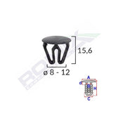 CLIPS UNIVERSAL NEGRU SET 25 BUC