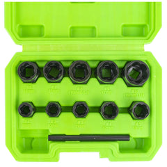 SET TUBULARE TWIST DE 3/8` PENTRU EXTRACTIE A PIULITELOR SI SURUBURILOR DE BLOCARE JBM