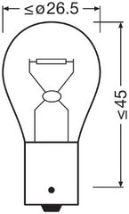 SET 2 BECURI 12V PY21W ULTRA LIFE BLISTER OSRAM