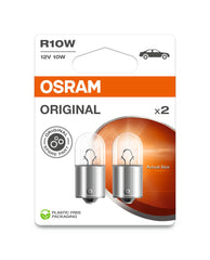 SET 2 BECURI 12V R10W ORIGINAL BLISTER OSRAM