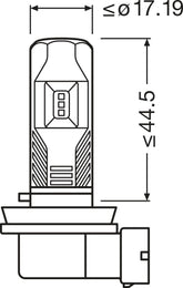 SET 2 BECURI LED 12V (H8/H11/H16) DE CEATA OSRAM