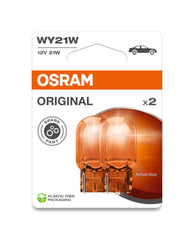 SET 2 BECURI 12V WY21W ORIGINAL BLISTER OSRAM