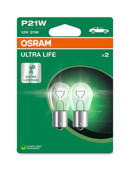 SET 2 BECURI 12V P21W ULTRA LIFE BLISTER OSRAM