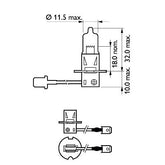 BEC PROIECTOR H3 12V VISION (cutie) PHILIPS