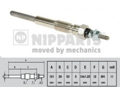 Bujie incandescenta TOYOTA COROLLA Compact E10 NIPPARTS J5712007