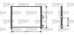 Radiator clima FIAT IDEA 350 VALEO 818020
