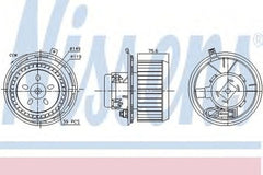 Ventilator habitaclu bord ALFA ROMEO 147 937 NISSENS 87185
