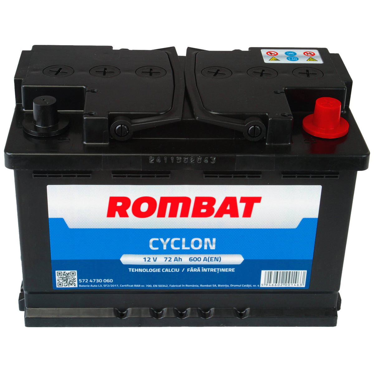 Acumulator Rombat Cyclon 72 Ah