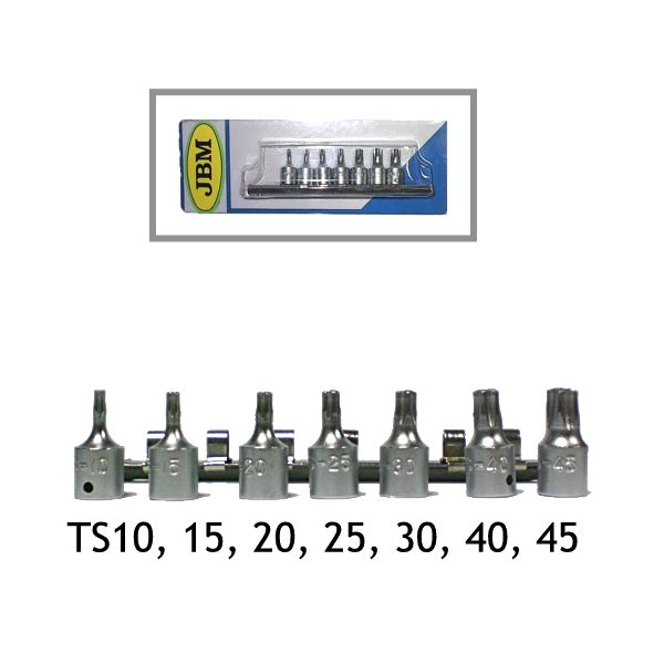 SET CAPETE TUBULARE TS 10. 15. 20. 25. 30. 40. 45 JBM