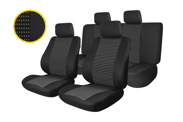 SET HUSE SCAUN TRAFFIC - NEGRU 003