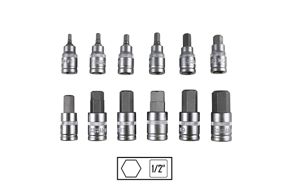 SET DE 12 PIESE 1/2` IMBUSURI HEX. JBM