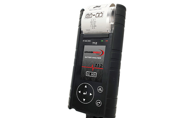 TESTER PROFESIONAL DE BATERII CU IMPRIMANTA SI ANALIZOR SISTEM ELECTRIC 12-24V LEMANIA