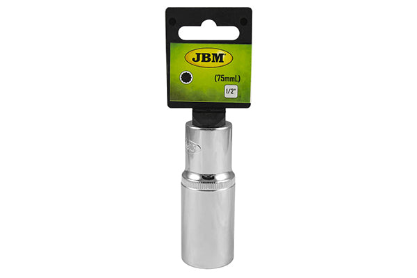 TUBULARA CROMATA BIHEXAGONALA LUNGA - XZN 1/2` 17 MM JBM