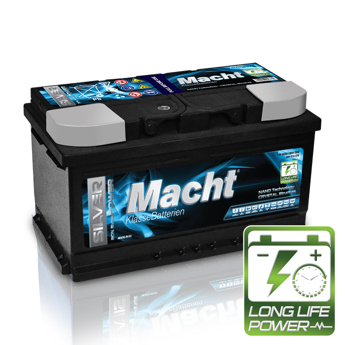 MACHT SILVER POWER 12V 80 AH (780 A; 315X175X175)