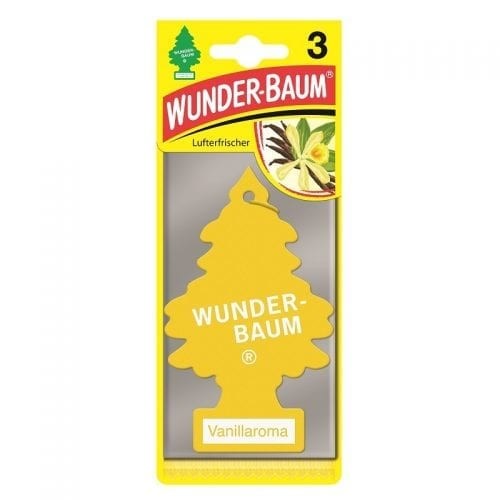 SET 3 BUCATI ODORIZANTE AUTO BRADUT WUNDER-BAUM VANILLAROMA