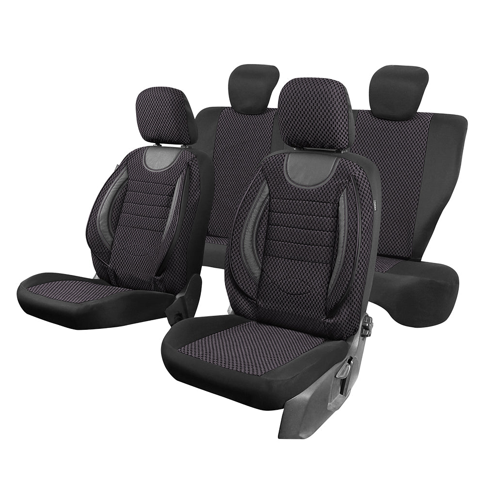 SET HUSE SCAUN CITY GRI NEGRU