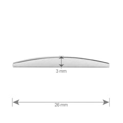 ORNAMENT AUTO 3D. LITERA A. 26 MM. CROMAT