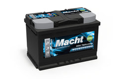 MACHT SILVER AGM 70 AH (760 A; 278X175X190).