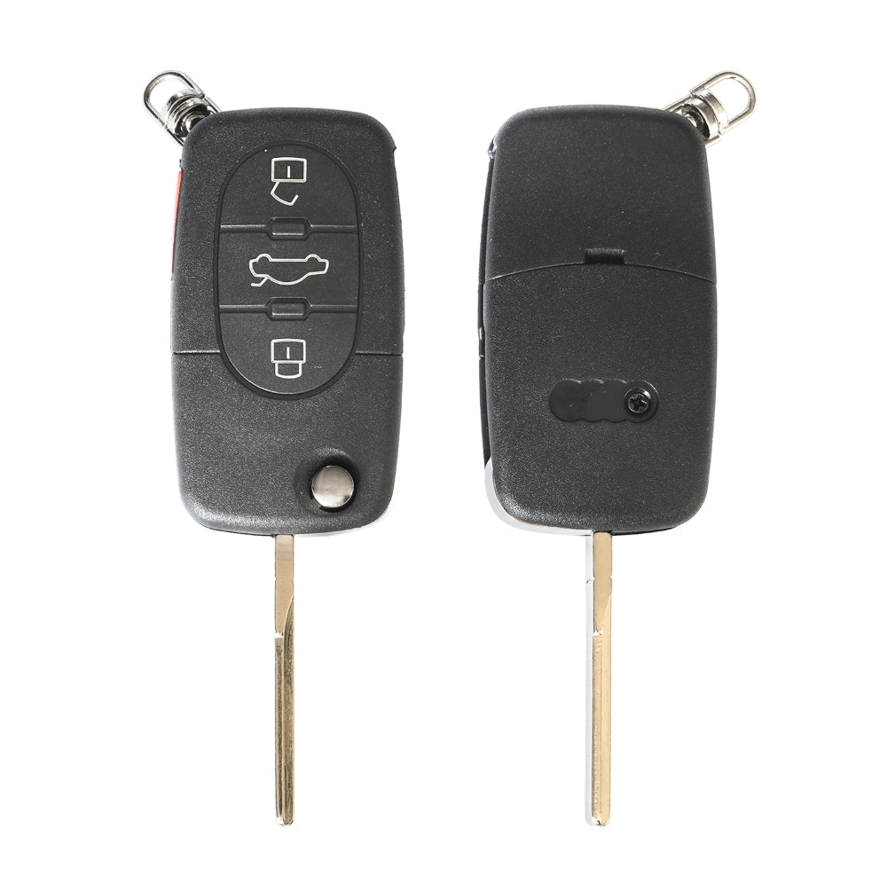 CARCASA CHEIE CONTACT PENTRU AUDI A3 / A6 / A8, 3+1 BUTOANE, CU CHEIE