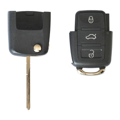 CARCASA CHEIE CONTACT PENTRU VOLKSWAGEN JETTA / PASSAT (B5-B6-B7) / POLO / SCIROCCO / TIGUAN, 3 BUTOANE, CU CHEIE