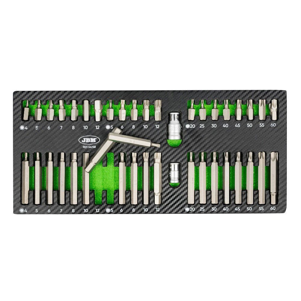 SET DE 42 IMBUSURI HEXAGONALE. 12 VARFURI ?I TORX-URI