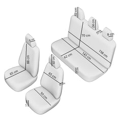 SET HUSE SCAUN RACING GRI
