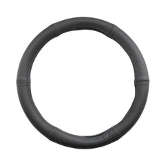 HUSA VOLAN PIELE NATURALA SEMI PERFORATA NEGRU 35-37 CM