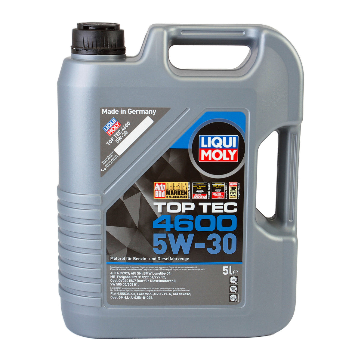 Ulei motor Liqui Moly Top Tec 4600 5W30 Ooel Dexos 2 (3756) (2316) 5L