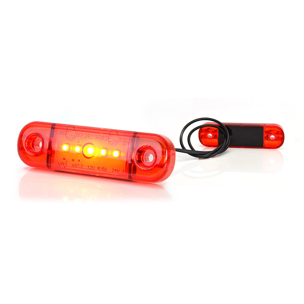 LAMPA GABARIT LED 712 W97.2, 12V-24V, POZITIE ROSU WAS